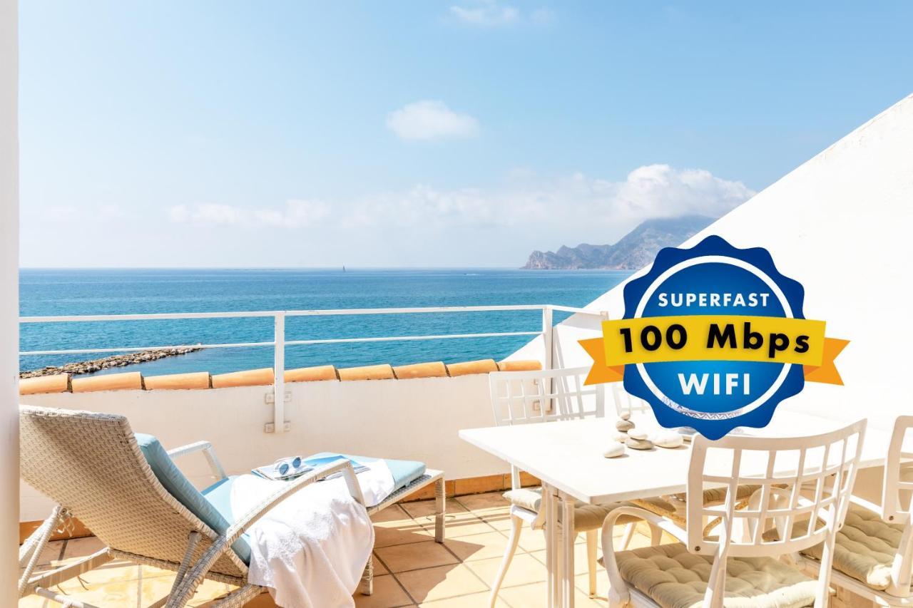 Апартаменты Atico-Loft Frente Al Mar Con Piscina Y Parking Альтеа Экстерьер фото