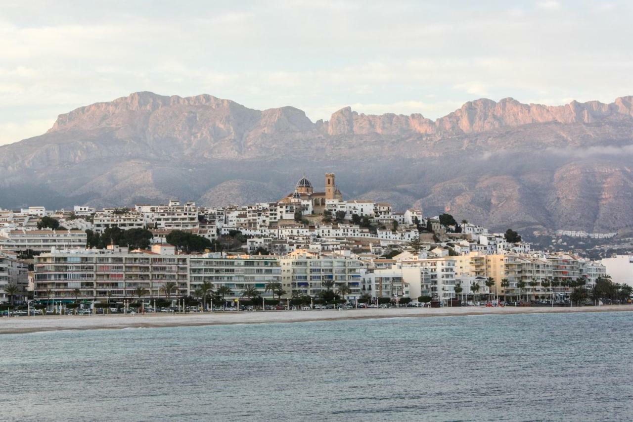 Апартаменты Atico-Loft Frente Al Mar Con Piscina Y Parking Альтеа Экстерьер фото